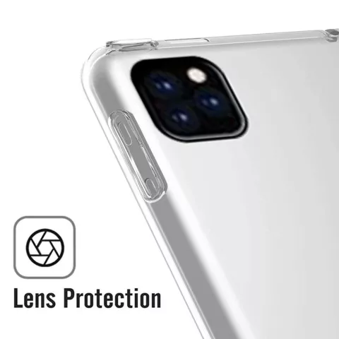 Just in Case Soft TPU Cover compatible avec iPad Pro 12.9 (2020) - transparente