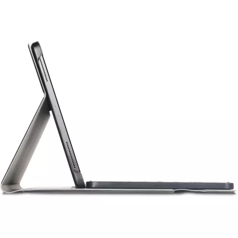 Just in Case Slimline Bluetooth QWERTZ Keyboard Housse en cuir artificiel compatible avec iPad Pro 12.9 (2020) - noir