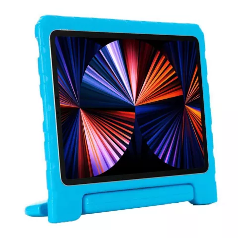 Just in Case Kids Case Stand Housse EVA compatible avec iPad Pro 12.9 (2018 2020 2021 2022) - bleu