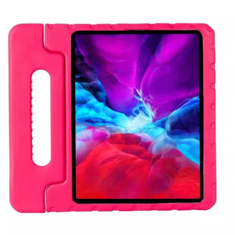 Just in Case Kids Case Stand Housse EVA compatible avec iPad Pro 12.9 (2018 2020 2021 2022) - rose