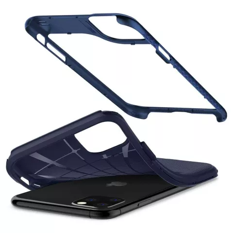 &Eacute;tui Spigen Hybrid NX TPU Air Cushion pour iPhone 11 Pro - Bleu