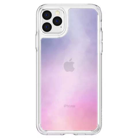 Spigen Hybrid Quartz TPU avec Air Cushion compatible avec iPhone 11 Pro - violet transparent