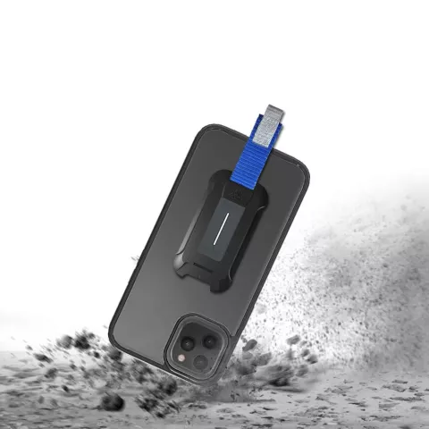 Coque Armor-X Rugged PU et TPU pour iPhone 12 Pro Max - Noir