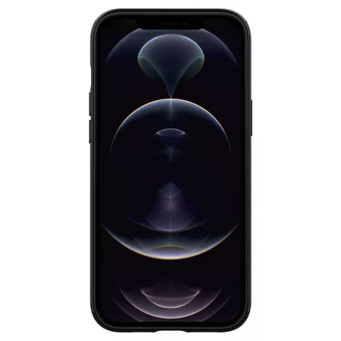 Spigen Armor Magnetic Ring TPU avec &eacute;tui &agrave; coussin d&#039;air compatible avec iPhone 12 et iPhone 12 Pro - noir