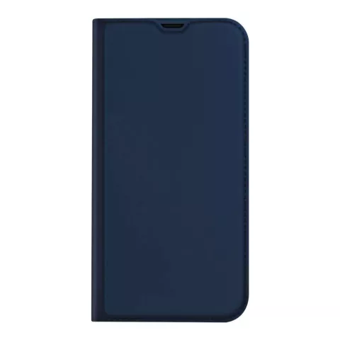 &Eacute;tui portefeuille en faux cuir DUX DUCIS Slimline pour iPhone 13 mini - Bleu