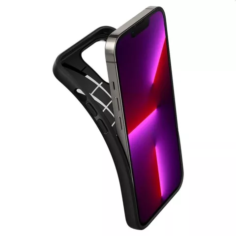 Spigen Core Armor TPU avec Air Cushion compatible avec iPhone 13 Pro Max - noir