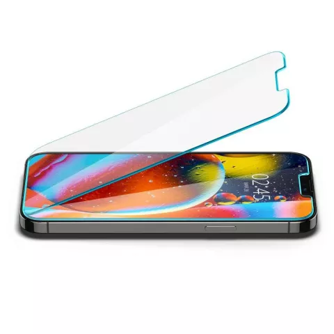 Film de protection &eacute;cran Spigen Glas tR Slim pour iPhone 13 Pro Max - transparent