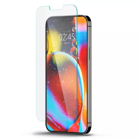 Film de protection &eacute;cran Spigen Glas tR Slim pour iPhone 13 Pro Max - transparent