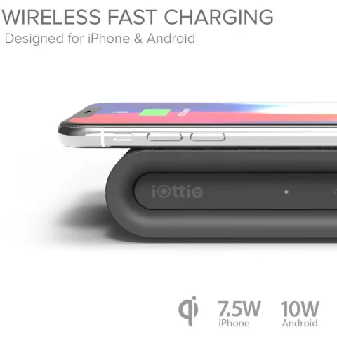iOttie Wireless Qi Wireless Fast Fast Charger Chargeur Pad Mini 10 W - Gris