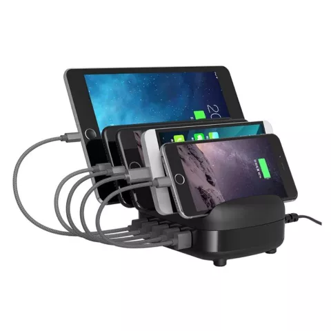 Orico Smart Station de Charge 40W 5 Ports USB-A Noir