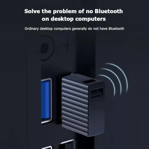 Adaptateur Orico Bluetooth 5.0 Cl&eacute; USB-A 20 m&egrave;tres - Noir