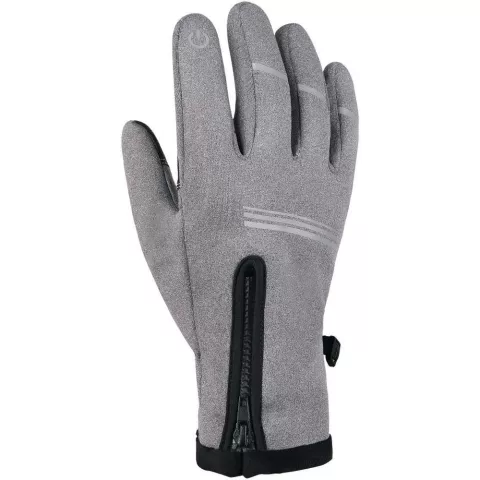 Gants pour &eacute;cran tactile WHEEL UP - R&eacute;sistant aux &eacute;claboussures - Gris Taille XL