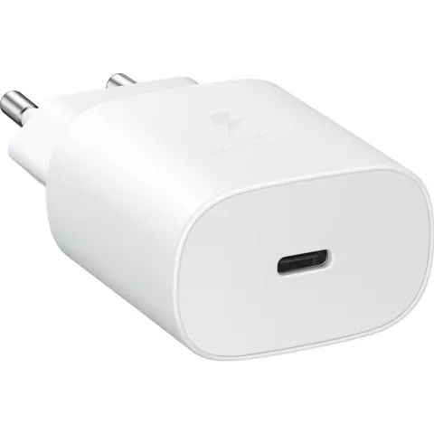 Samsung USB-C Fast Charger Fast Charger 25W sans c&acirc;ble - Blanc