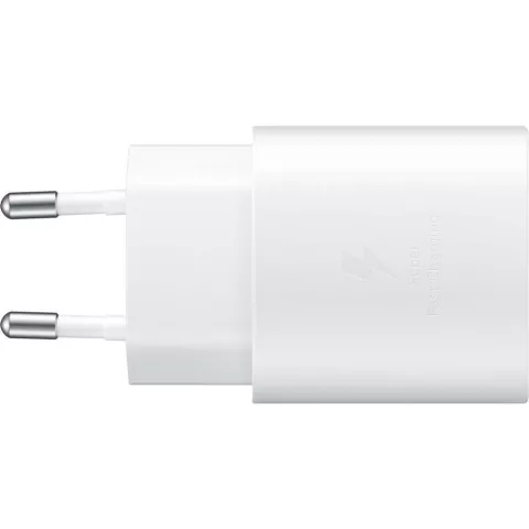 Samsung USB-C Fast Charger Fast Charger 25W sans c&acirc;ble - Blanc