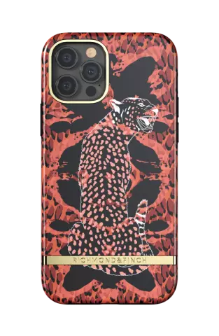 &Eacute;tui Cheetah Solid Cheetah Amber de Richmond &amp; Finch pour iPhone 12 et iPhone 12 Pro - Orange