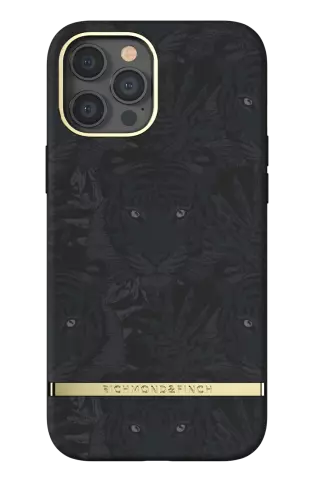 Richmond &amp; Finch Black Tiger Coque Tigre Robuste compatible avec iPhone 12 Pro Max - Noir