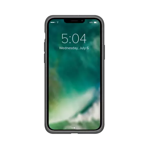 Xqisit Eco Flex Anti Bac Biod&eacute;gradable &eacute;tui compatible avec iPhone 13 Pro - gris