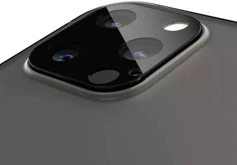 Protecteur d&#039;objectif Spigen Glas tR Optik Lens (2 Pack) pour iPhone 12 Pro Max - Noir