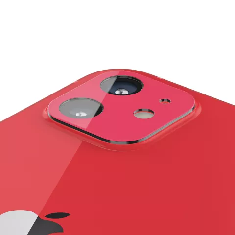 Protecteur d&#039;objectif Spigen Glas tR Optik Lens (2 Pack) pour iPhone 12 - rouge