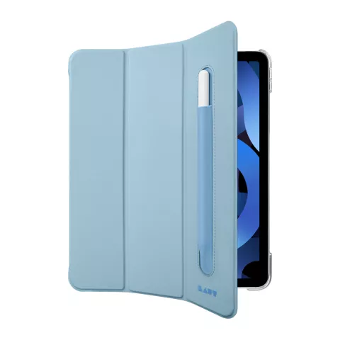 Laut Huex avec porte-crayon PU et &eacute;tui pour iPad Air 4 10.9 2020 &amp; iPad Air 5 2022 - Bleu