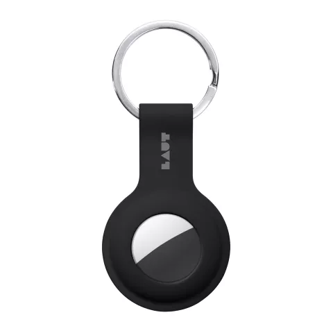 &Eacute;tui en silicone Laut Huex compatible avec Apple AirTag - noir
