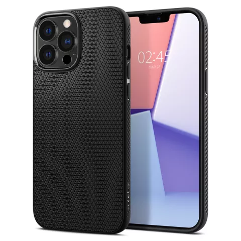 Spigen Liquid Air TPU avec coussin d&#039;air compatible avec iPhone 13 Pro - noir