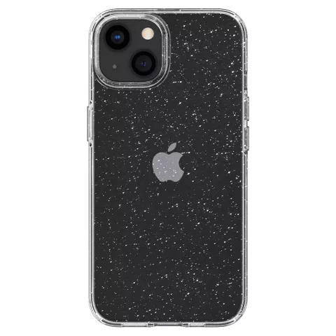 Spigen Liquid Crystal Glitter TPU avec &eacute;tui &agrave; Air Cushion pour iPhone 13 - Transparent