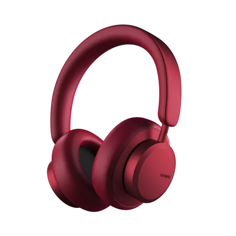 Casque supra-auriculaire Bluetooth Urbanista Miami Midnight avec suppression active du bruit - Rouge rubis