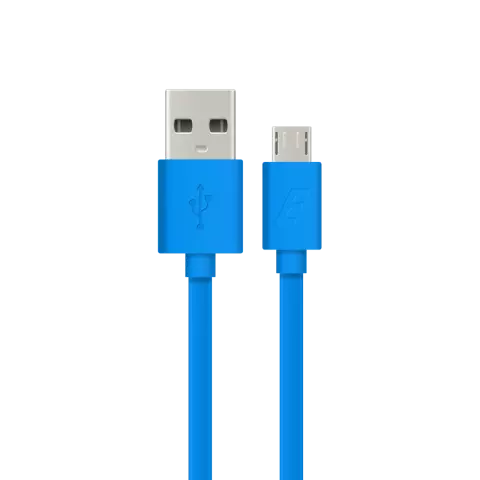 C&acirc;ble Energizer Micro-USB USB-A Flat Charge Sync 1.2m - Bleu