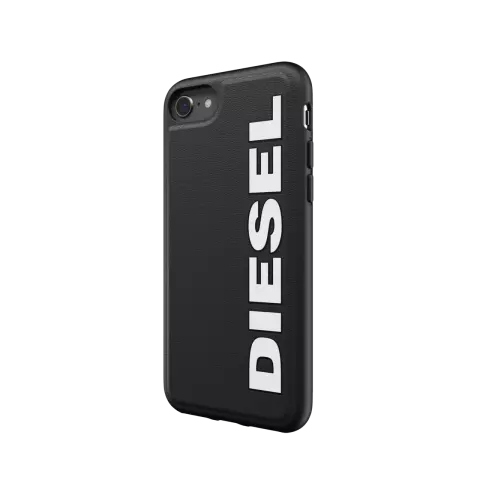 Coque Moul&eacute;e Diesel Core PC et Coque Logo TPU pour iPhone 6 6s 7 8 et SE 2020 SE 2022 - Noir