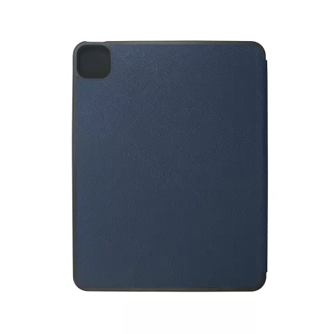 Xqisit Piave TPU Cover compatible avec iPad Air 4 10.9 2020 &amp; iPad Air 5 2022 avec porte-crayon - bleu