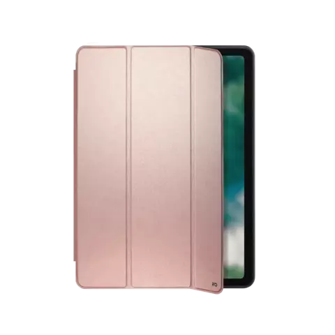 Xqisit Piave TPU Cover compatible avec iPad Air 4 10.9 2020 &amp; iPad Air 5 2022 avec porte-crayon - rose