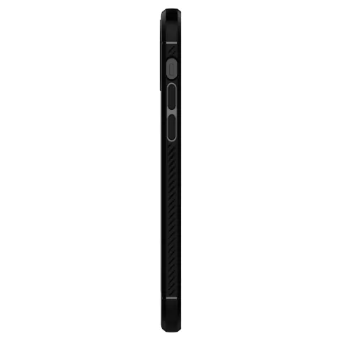 Spigen Rugged Armor TPU avec coque en fibre de carbone Air Cushion compatible avec iPhone 12 et iPhone 12 Pro - noir