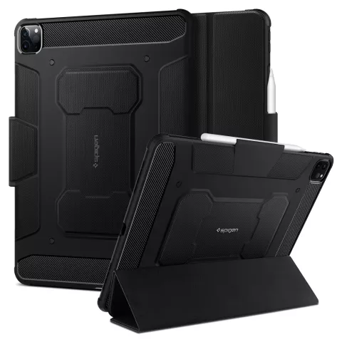 &Eacute;tui Spigen Rugged Armor Pro Air Cushion pour iPad Pro 12.9 (2020) - Noir