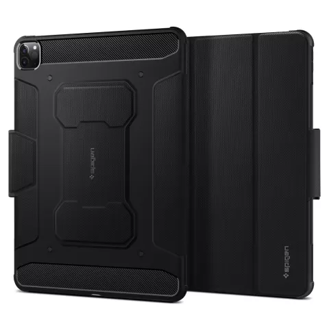 &Eacute;tui Spigen Rugged Armor Pro Air Cushion pour iPad Pro 12.9 (2021 2022) - Noir