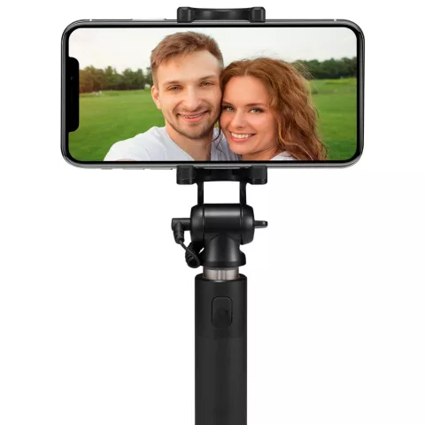 Spigen selfie stick tr&eacute;pied smartphone standard photo t&eacute;l&eacute;commande - Noir