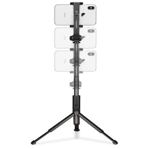 Spigen selfie stick tr&eacute;pied smartphone standard photo t&eacute;l&eacute;commande - Noir