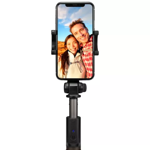 Spigen selfie stick tr&eacute;pied support smartphone t&eacute;l&eacute;commande photo - Noir