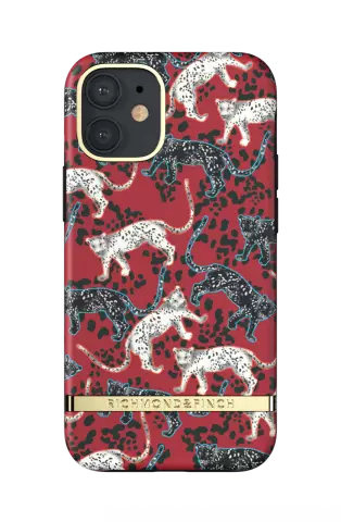 &Eacute;tui pour iPhone 12 Mini Richmond &amp; Finch Samba Red Leopard Leopard - Rouge