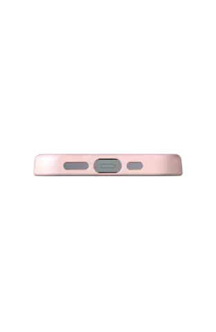 Xqisit Coque en silicone Anti Bac PC et coque en silicone pour iPhone 13 - rose