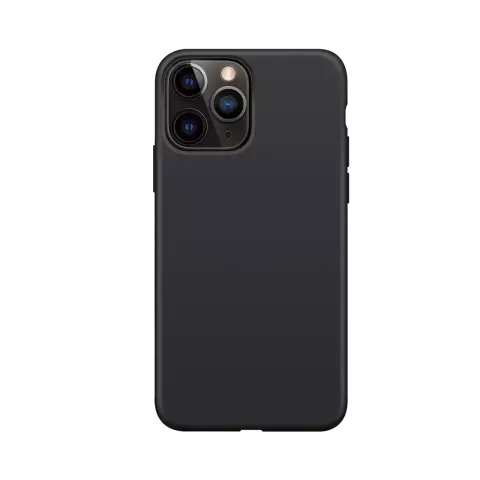 Xqisit Etui En Silicone Anti Bac PC Et Etui En Silicone Pour iPhone 13 Pro Max - Noir