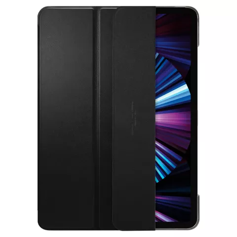 &Eacute;tui en similicuir Smart Fold de Spigen pour iPad Pro 11 (2018 2020 2021 2022) - Noir