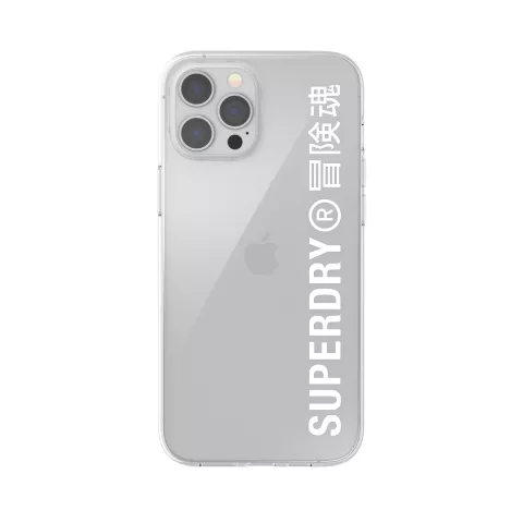 Coque en TPU transparente Superdry Snap Case pour iPhone 12 Pro Max - transparente