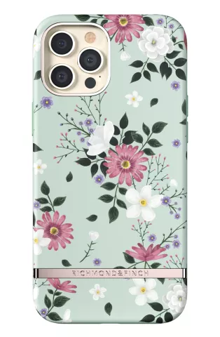&Eacute;tui &agrave; fleurs pour iPhone 12 Pro Max de Richmond &amp; Finch Sweet Mint - Vert