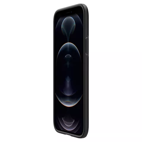 Spigen Thin Fit coque fine en polycarbonate compatible avec iPhone 12 et iPhone 12 Pro - noire