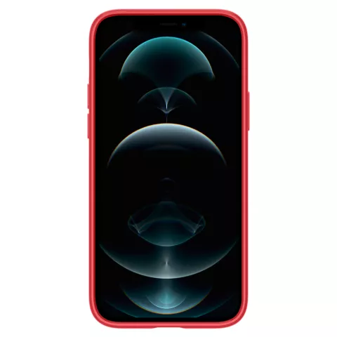 Coque Spigen Thin Fit Thin en polycarbonate pour iPhone 12 et iPhone 12 Pro - Rouge
