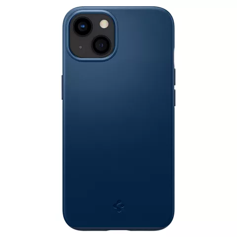 &Eacute;tui en polycarbonate mince Spigen Thin Fit pour iPhone 13 Pro - Bleu