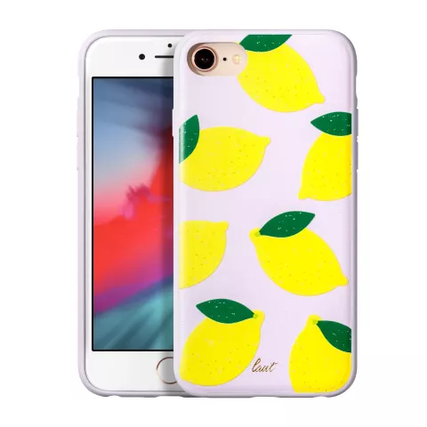 Coque Laut Tutti Frutti Lemon PU et TPU lime compatible avec iPhone 6 6s 7 8 et SE 2020 SE 2022