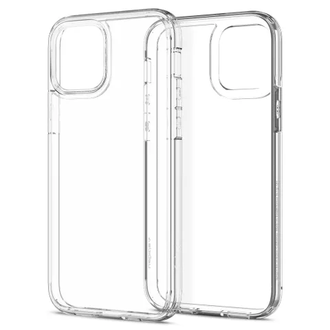 Housse de Air Cushion Spigen Ultra Hybrid PU et TPU pour iPhone 12 et iPhone 12 Pro - Transparente