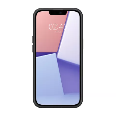 Coque Spigen Ultra Hybrid PU et TPU Air Cushion compatible avec iPhone 13 Pro Max - noir